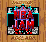 NBA Jam (Japan) Title Screen